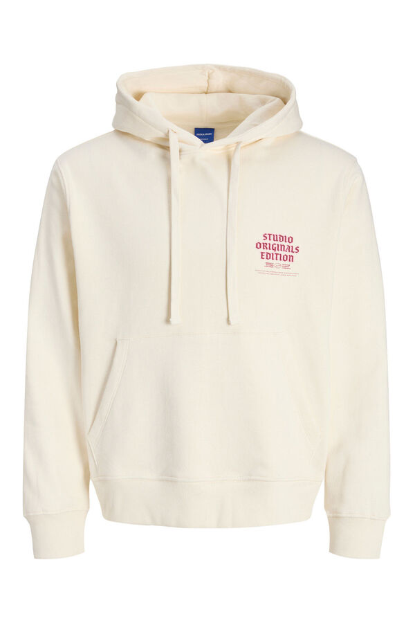 Jack & Jones Sweatshirt capuz do est&uacute;dio branco