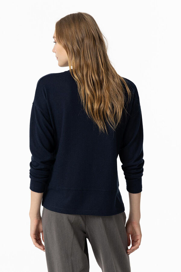 Tiffosi Camiseta De Punto con Aplicaci&oacute;n Met&aacute;lica azul