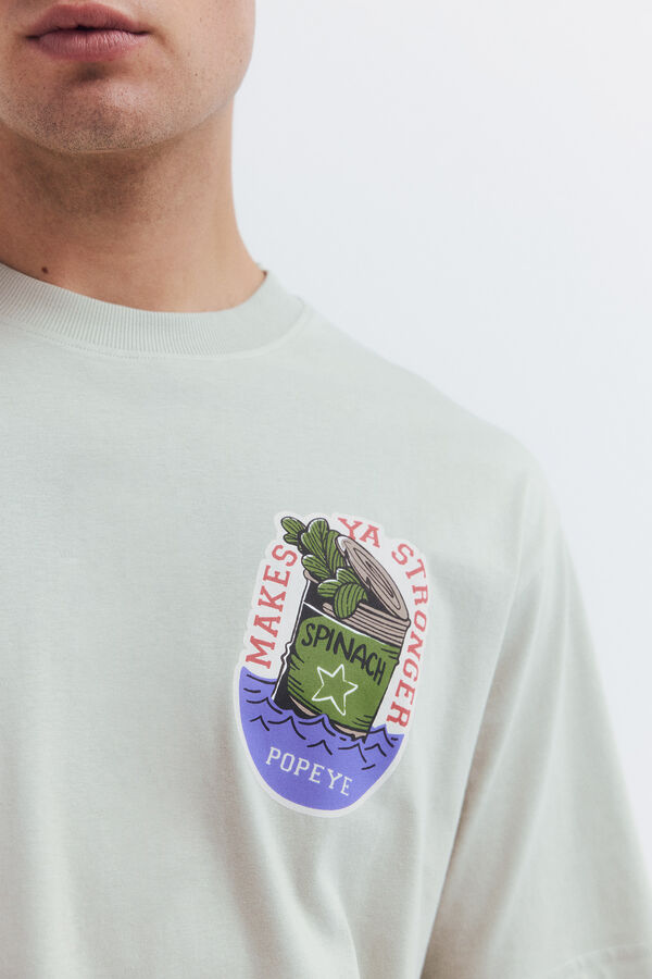 Springfield Camiseta Popeye blanco