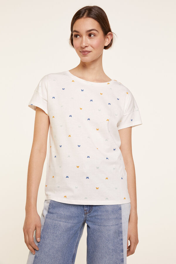 Springfield T-shirt Ombro Botões azul