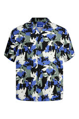 Jack & Jones Camisa manga curta estampada azul