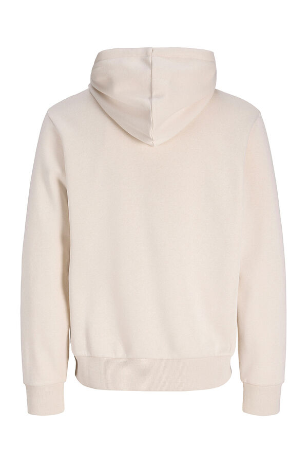 Jack & Jones Sudadera capucha logo gris