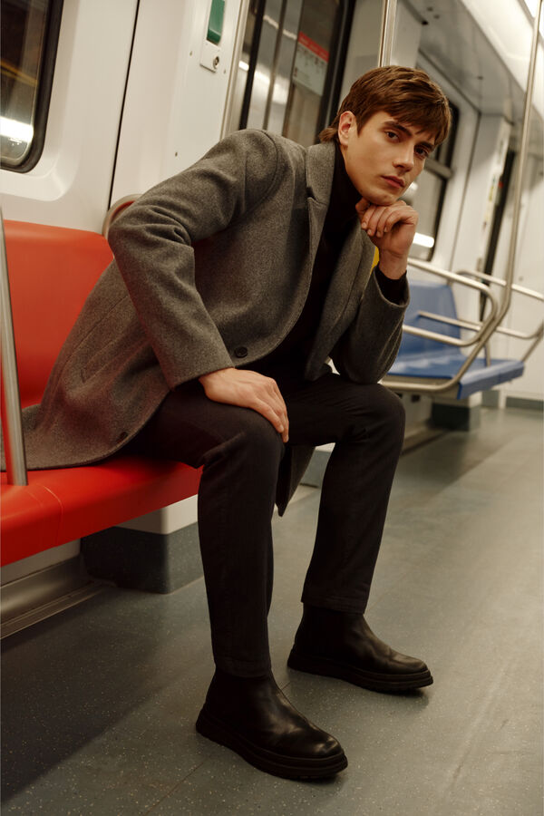 Springfield Pantal&oacute;n comfort slim fit gris