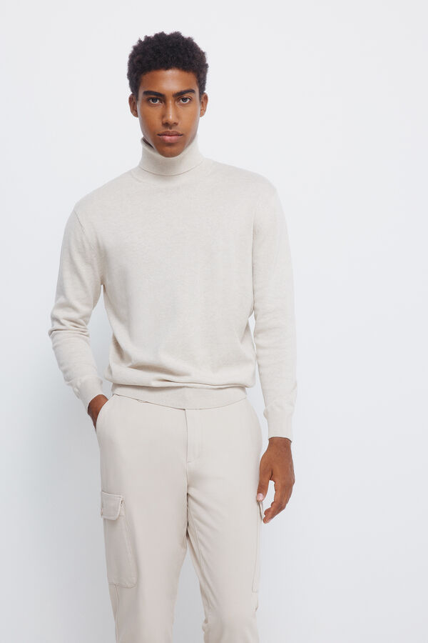 Springfield Pantal&oacute;n cargo comfort fit beige