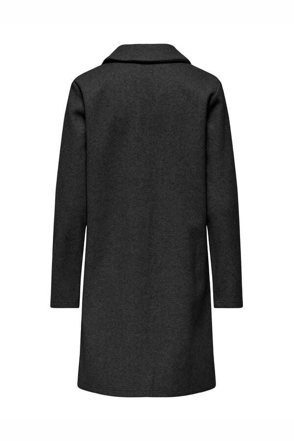 JDY Abrigo de pa&ntilde;o corto negro