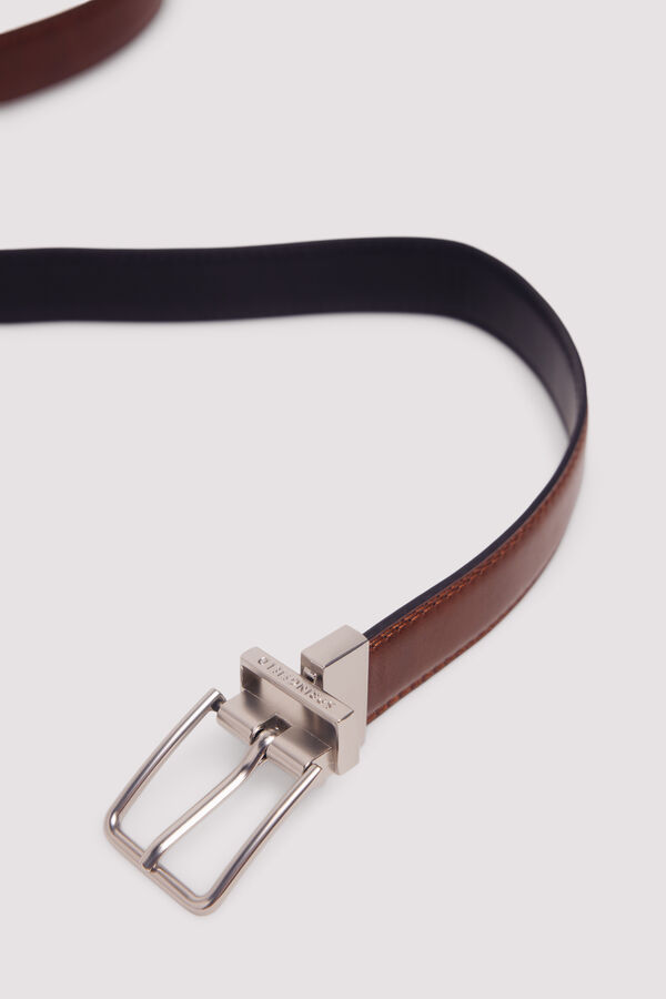 Springfield Cintur&oacute;n efecto piel b&aacute;sico nude