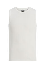 Jack & Jones Top de punto sin mangas blanco