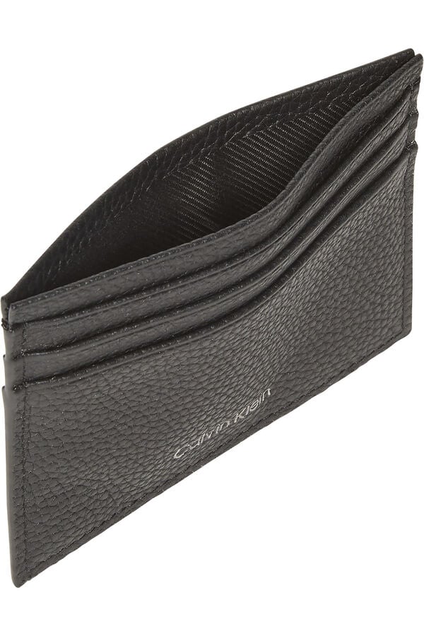CK Jeans Calvin Klein Kartenetui aus Leder preto