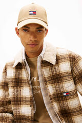 Tommy Jeans Bon&eacute; Tommy Jeans com bandeira frontal camel
