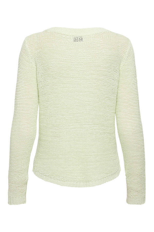 JDY Jersey cuello redondo verde