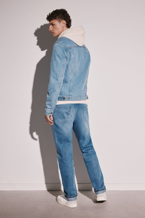 Springfield Jeans regular lavado medio oscuro azul