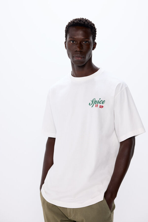 Springfield Camiseta spice it up marfil