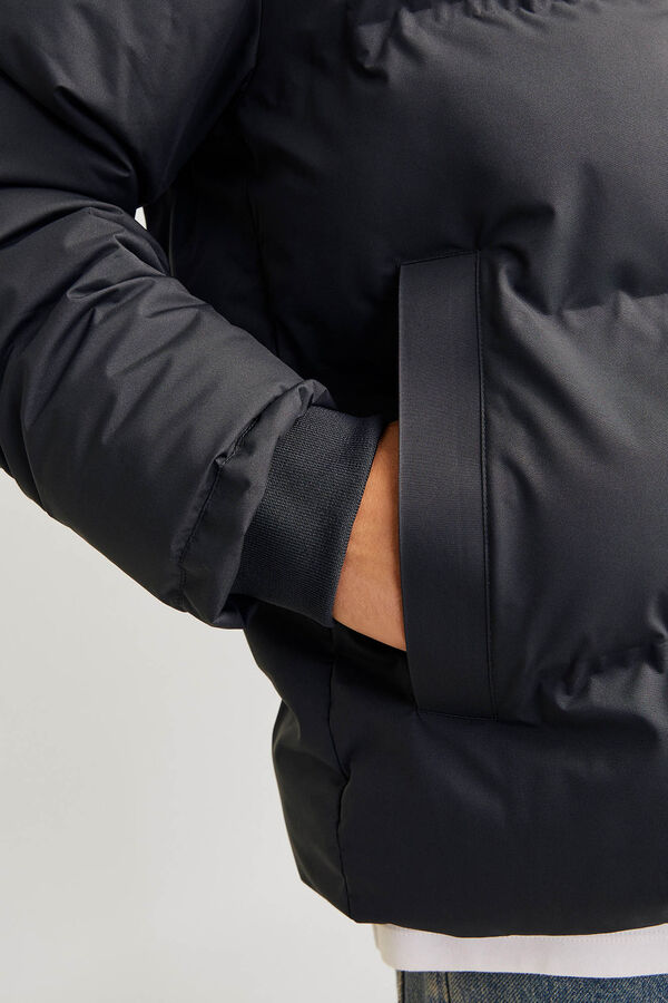 Jack & Jones Casaco acolchoado capuz cinzento