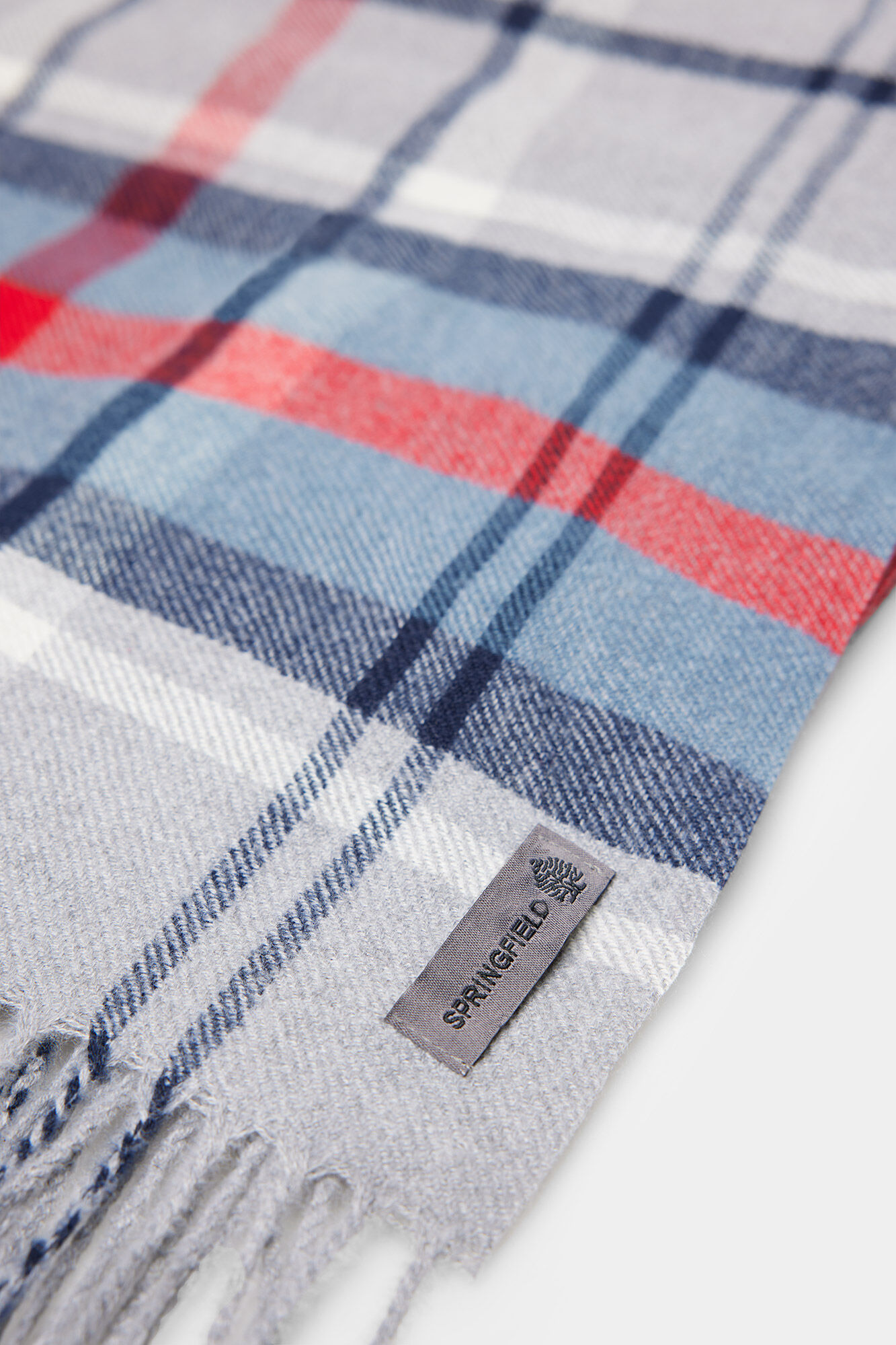 Springfield Cachecol maxi com padr&atilde;o de xadrez