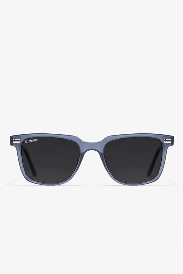 D. Franklin &Oacute;culos de sol redondos de cristal ultra light cinzento