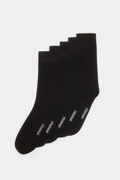 Springfield Pack 5 calcetines básicos negros negro