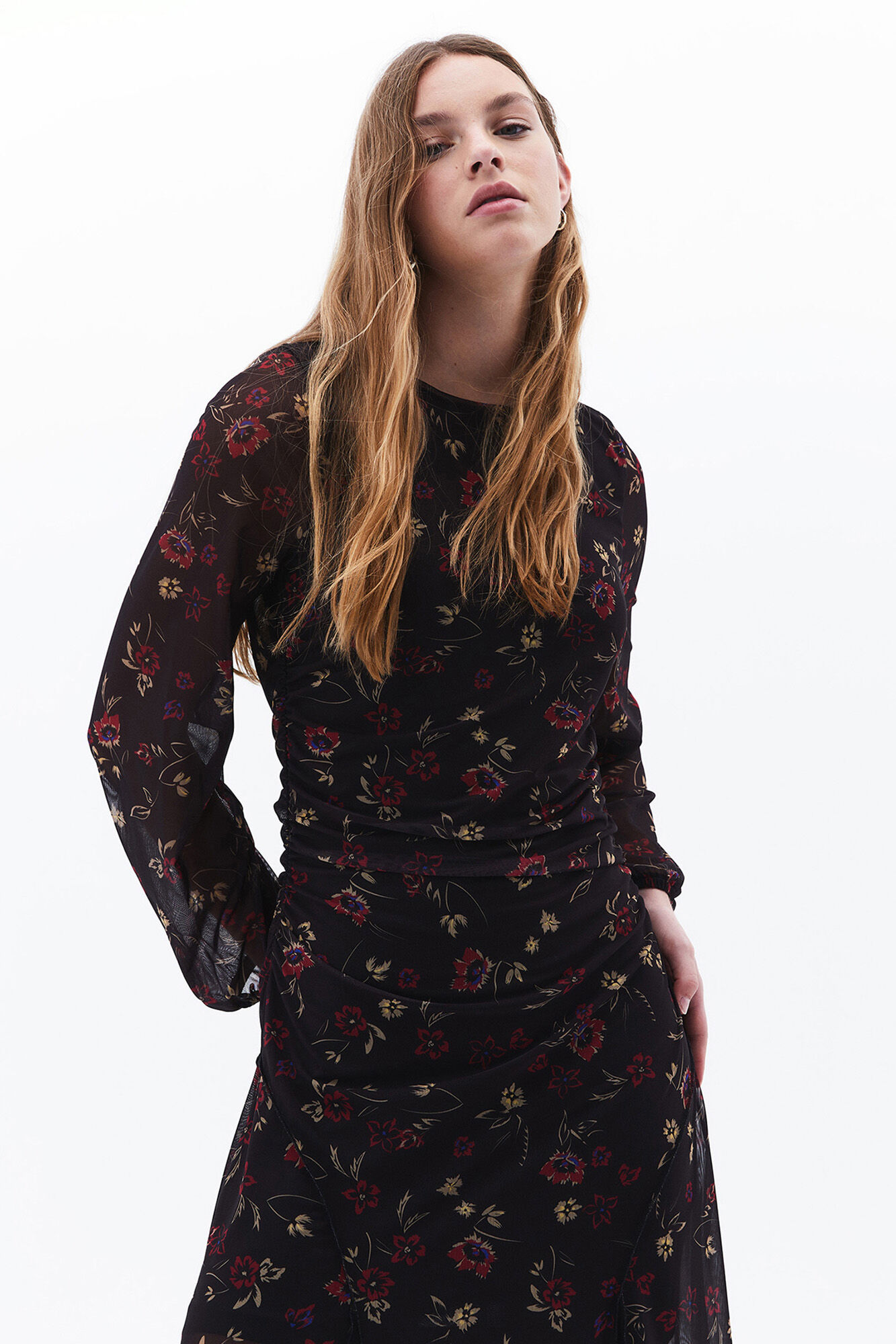 Oxxo Vestido largo estampado