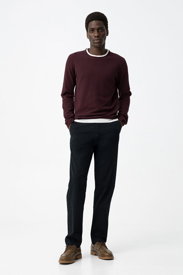 Tiffosi Camisola de mistura de algod&atilde;o estampado