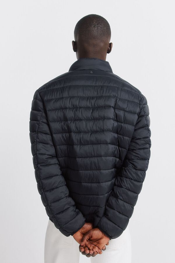 Springfield Casaco acolchoado preto