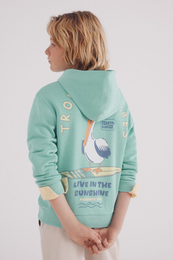 Springfield Kids Sweatshirt menino pelicano azul