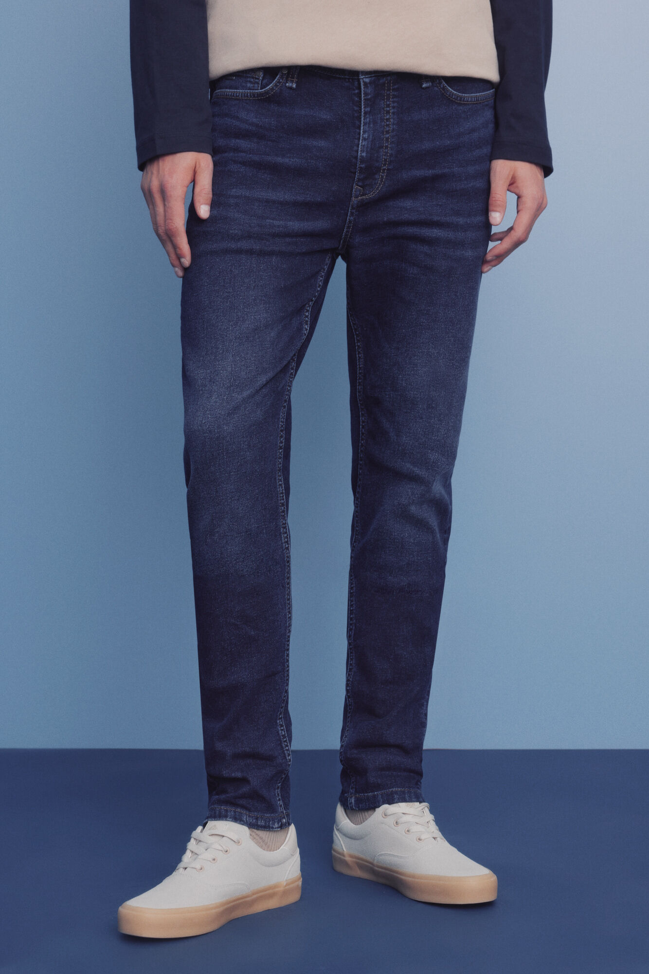 Springfield Jeans skinny lavado oscuro