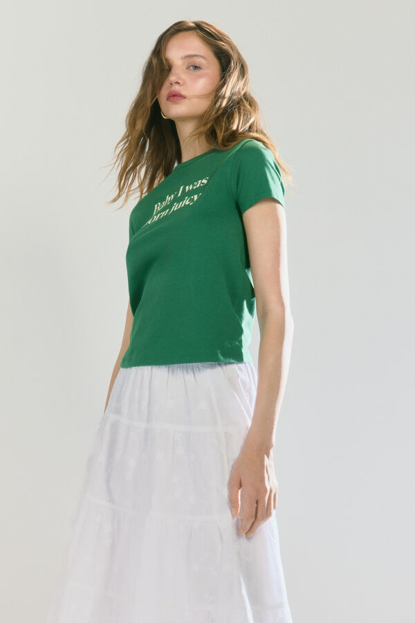 High Spirits Market Skirt blanco