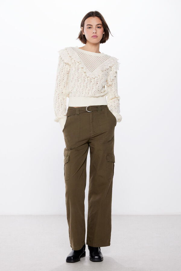 High Spirits Jersey Lyrical blanco