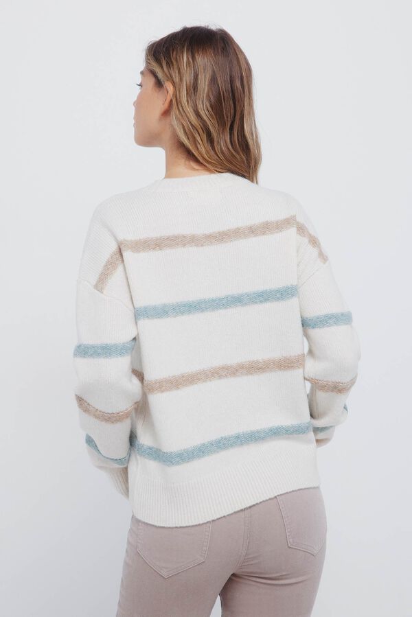 Springfield Jersey rayas bicolor nude