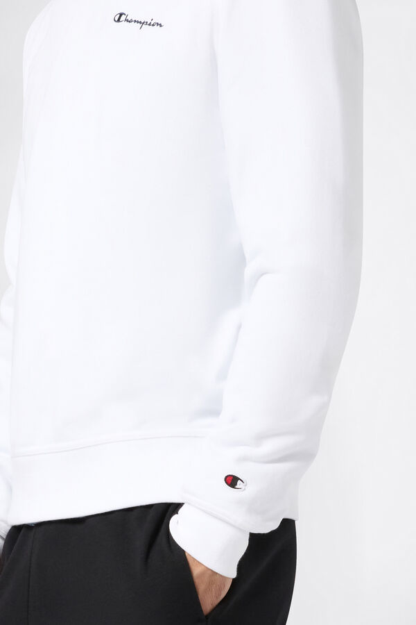 Champion Sweatshirt com gola caixa branco