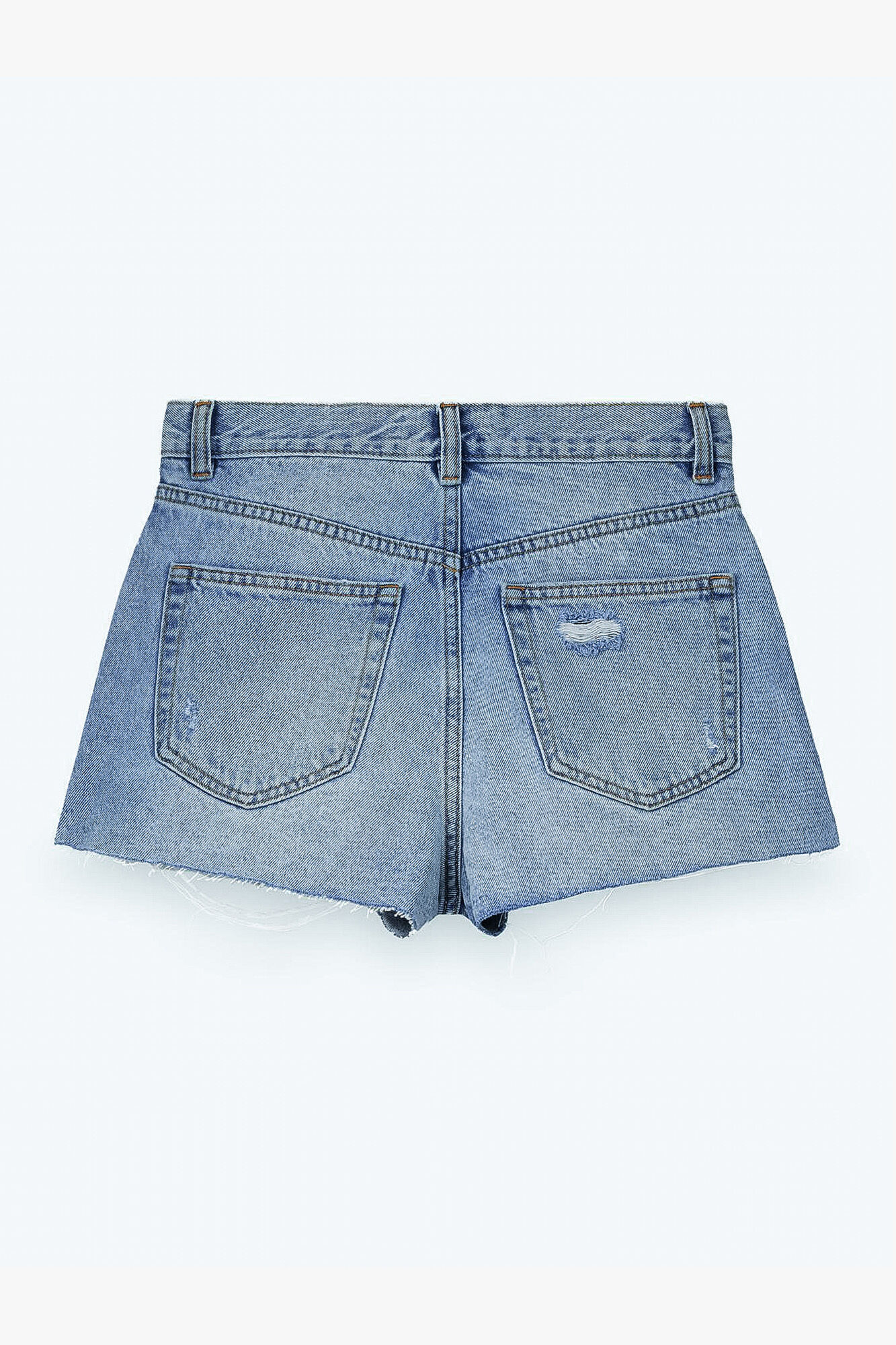 Balmohk Pantal&oacute;n corto desgastado denim
