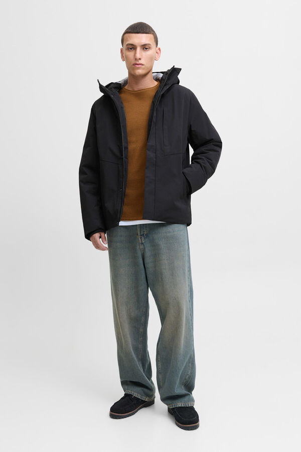 Jack & Jones Casaco imperme&aacute;vel preto