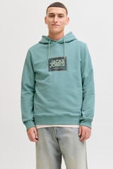 Jack & Jones Sudadera con capucha regular turquesa