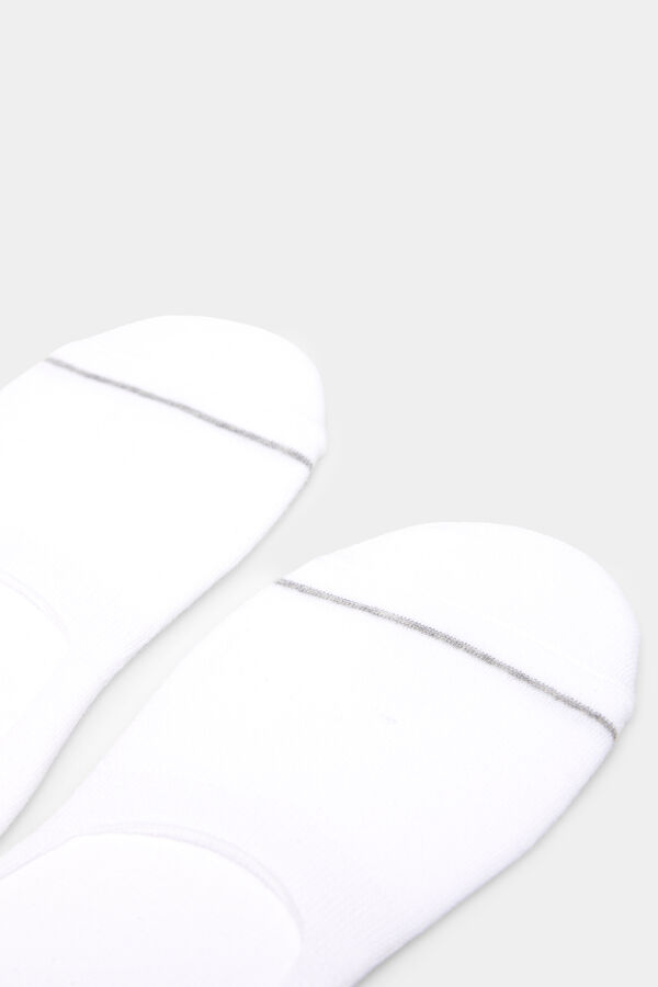 Springfield Pack 2 calcetines invisibles blanco