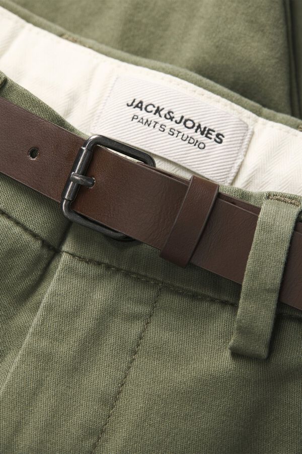 Jack & Jones Bermuda chino cinturon verde