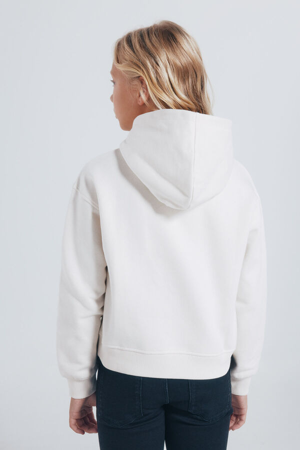 Springfield Kids Sudadera rayo ni&ntilde;a. blanco