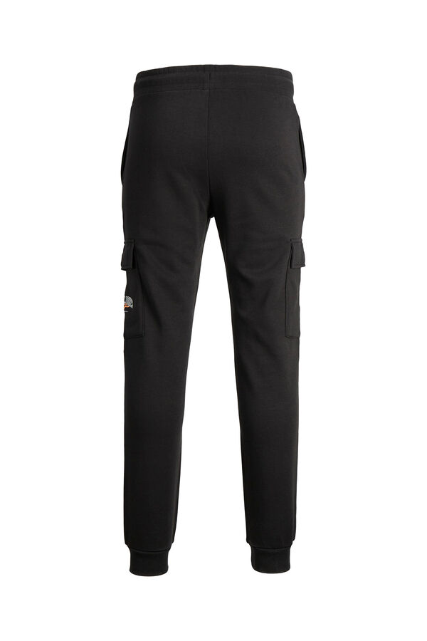 Springfield Pantalón cargo deporte regular fit negro