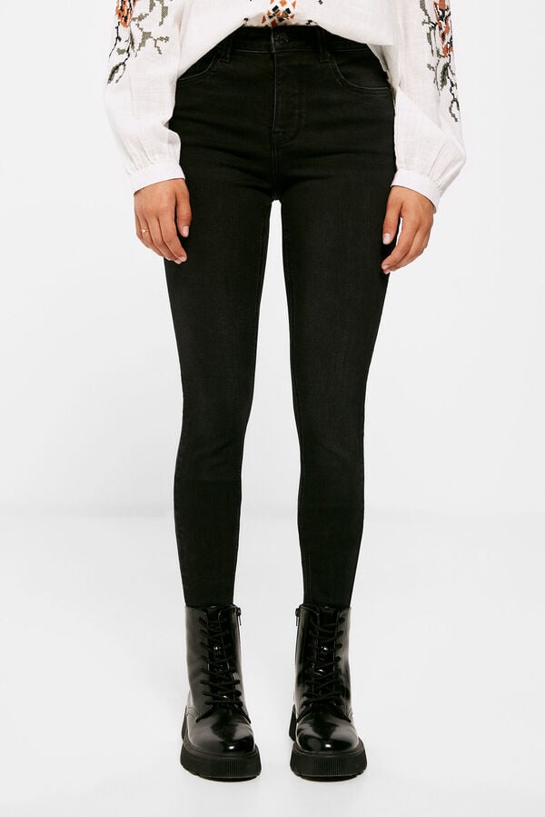 Springfield Jeans Push up Lavagem Sustent&aacute;vel preto