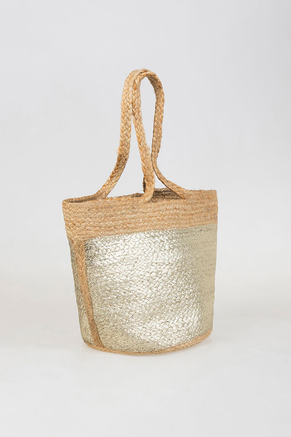 System Action Bolso yute amarillo