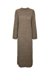 Pieces Vestido comprido de malha cru