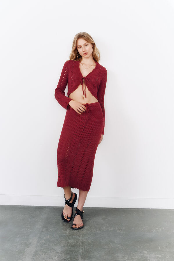 High Spirits Topo Vermelho  estampado