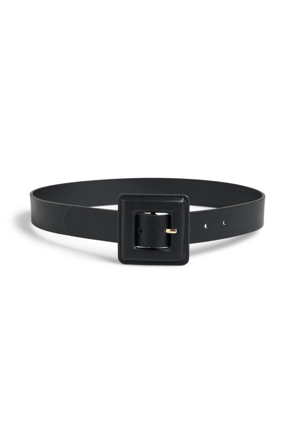 Pieces Cinto fivela quadrada preto