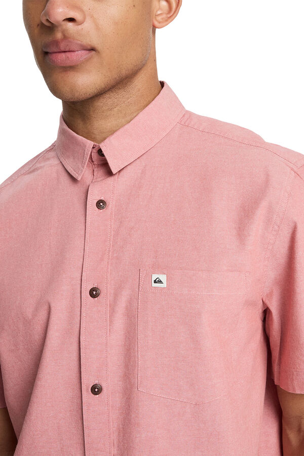 Quiksilver Camisa de manga curta rosa