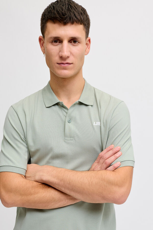 JJ REBEL Polo regular fit verde
