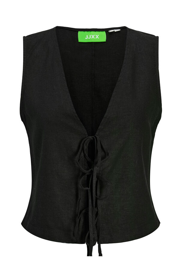 Jack & Jones Colete com la&ccedil;os preto