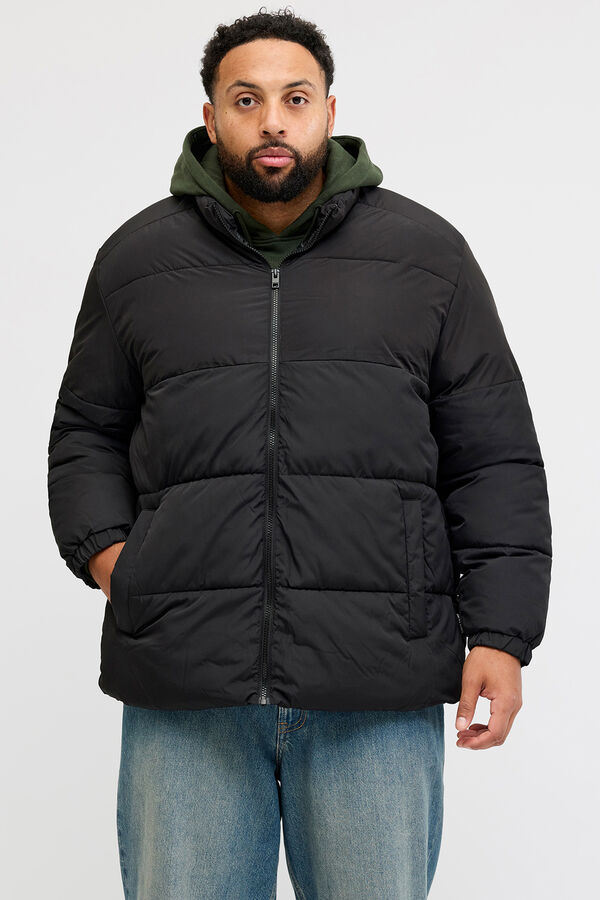 Jack & Jones PLUS Chaqueta acolchada hombre negro