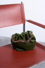 Topshop Mala de veludo cru