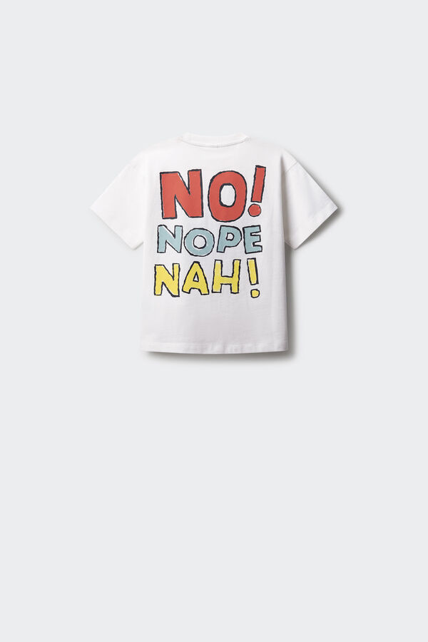 Springfield Kids Camiseta Letras ni&ntilde;o marfil