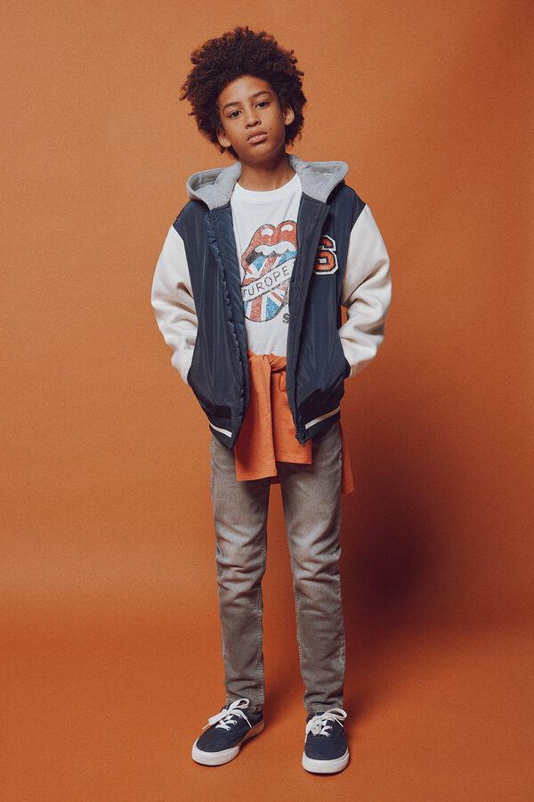 Springfield Kids Bomber varsity ni&ntilde;o azul