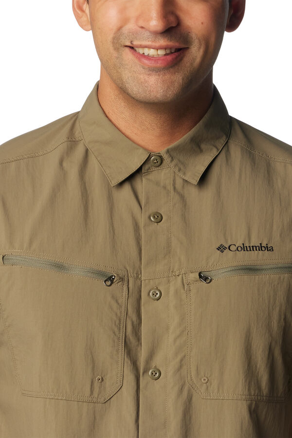 Columbia Camisa para homem de manga curta Columbia Mountaindale&trade; Caqui escuro