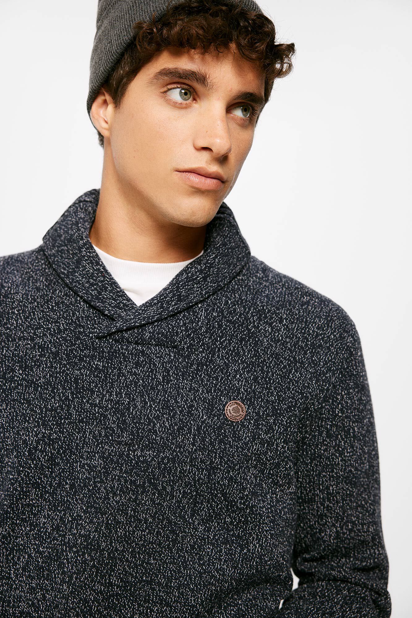 Springfield Camisola tor&ccedil;al gola smoking